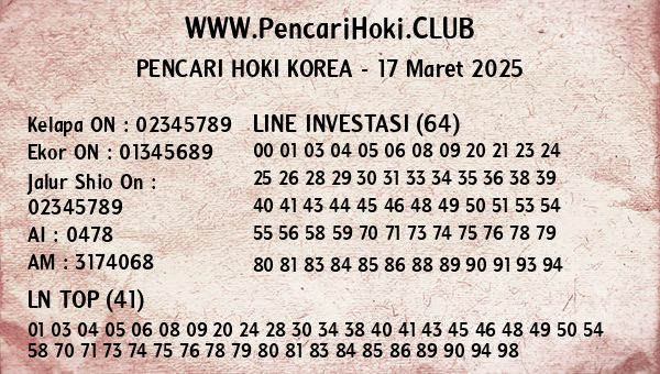 Prediksi Korea