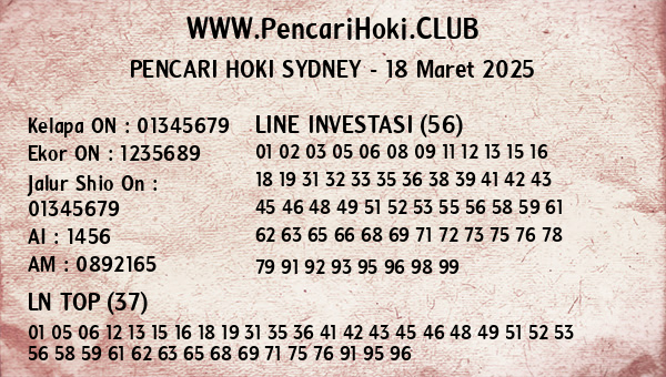 Prediksi Sydney