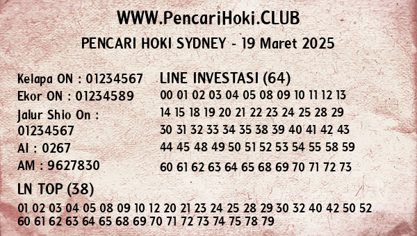 Prediksi Sydney