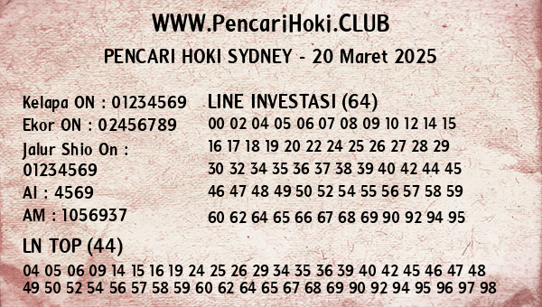 Prediksi Sydney